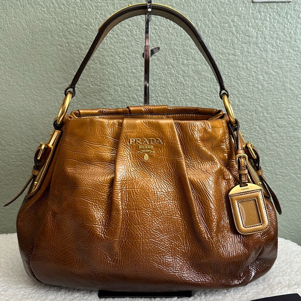 Authentic Prelove Prada Vernice Sfumata Bag